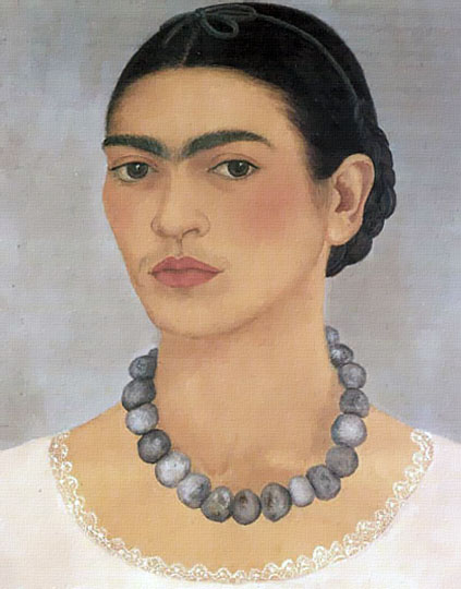Retrato personal por Frida Kahlo.