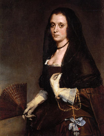 Retrato, pintura estilo Barroco por el español Velázquez.