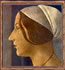 Perfil de dama por Botticelli.