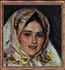 Retrato de muchacha por Surikov.