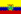 Bandera de Ecuador.