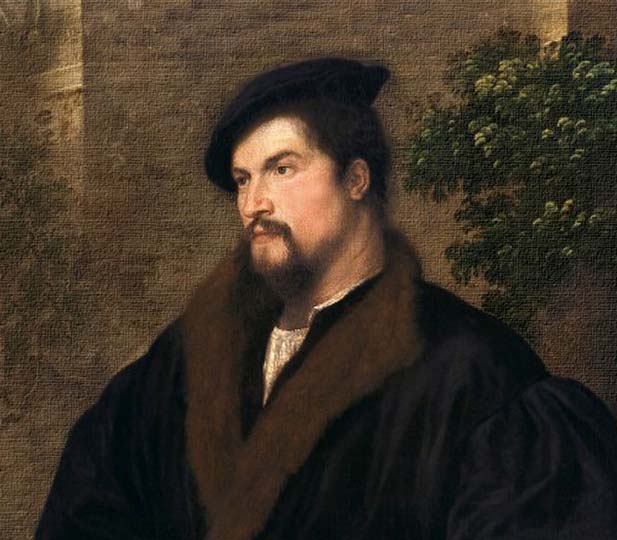 Retrato del alto renacimiento por Bordone.