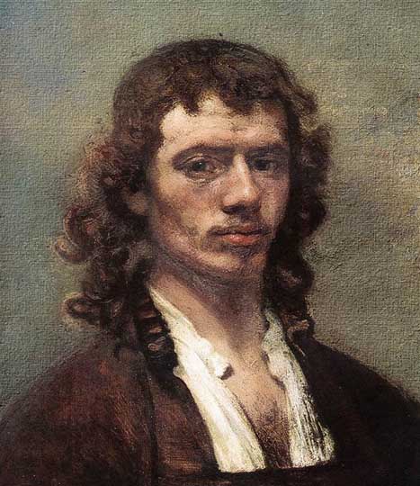 Retrato barroco holandés al óleo por Fabritius.