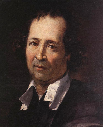 Obra francesa, autorretrato por el escultor famoso Puget.