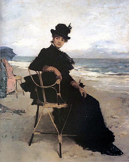 Retrato al óleo por Miralles.