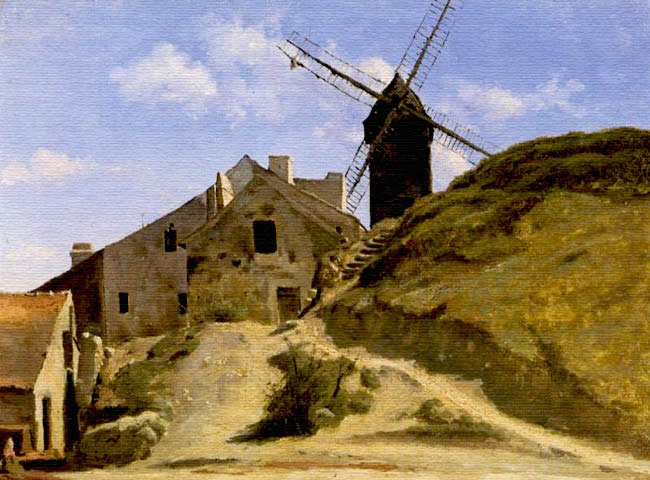 Obra estilo pre-impresionista por Corot.