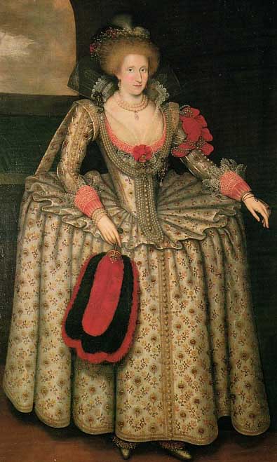 Ana de Inglaterra pintada por el belga Gheeraerts. 