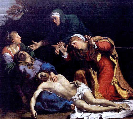 Pintura del Barroco boloñés por el italiano Carracci.