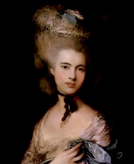 Retrato al óleo estilo Barroco por Gainsborough. 