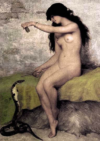 Retrato naturalista, escuela Barbizon, por Trouillebert.