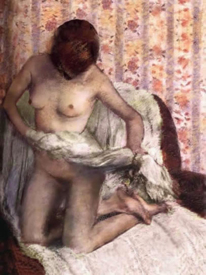 Pastel sobre papel, pintura famosa por Degas.