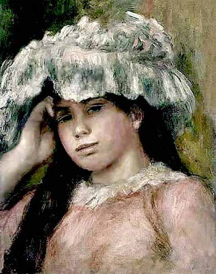 Pintura impresionista innovadora por el francés Renoir.