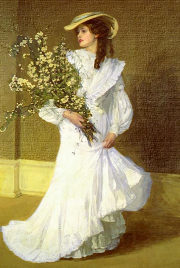 Pintura romántica irlandesa por Lavery.