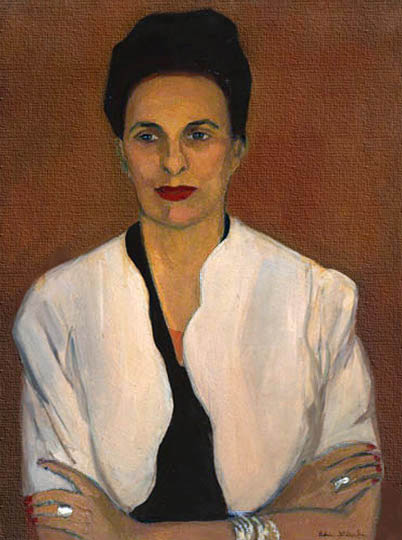 Retrato expresionista al óleo por Sterchi.