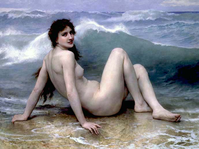 Retrato francés, realismo natural por Bouguereau.