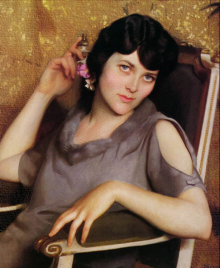 Realismo al óleo sobre tela, retrato por Paxton.