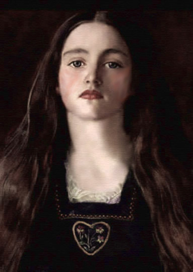 Obra prerrafaelista inglesa por Millais.