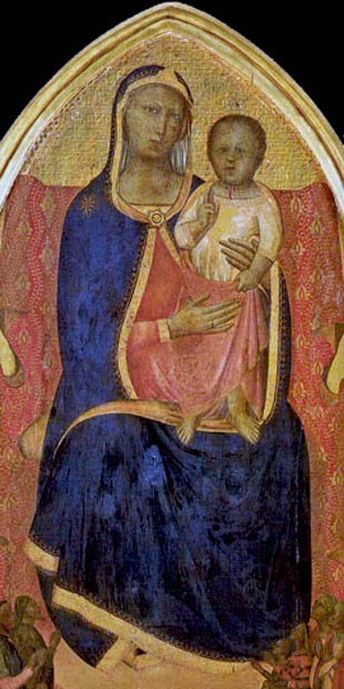 Pintura medieval en estilo Giottesque, por Nuzi.