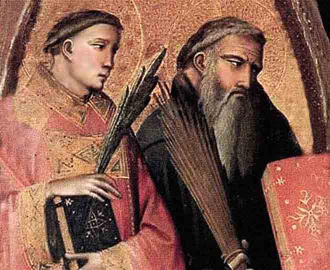Pintura religiosa del artista gótico italiano Dal Ponte.