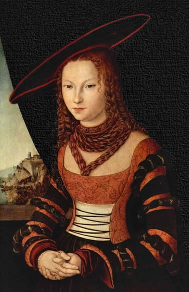 Retrato realista alemán del renacimiento, por Cranach el viejo.