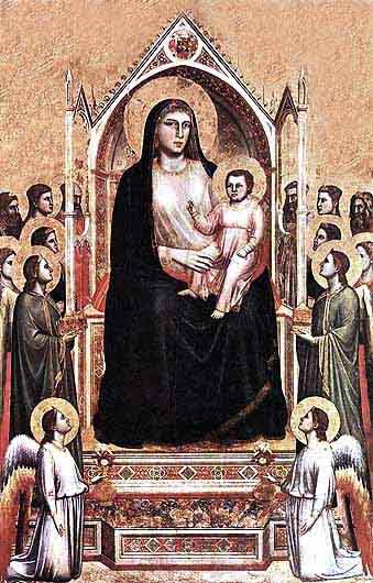 Madonna al temple por El Giotto.