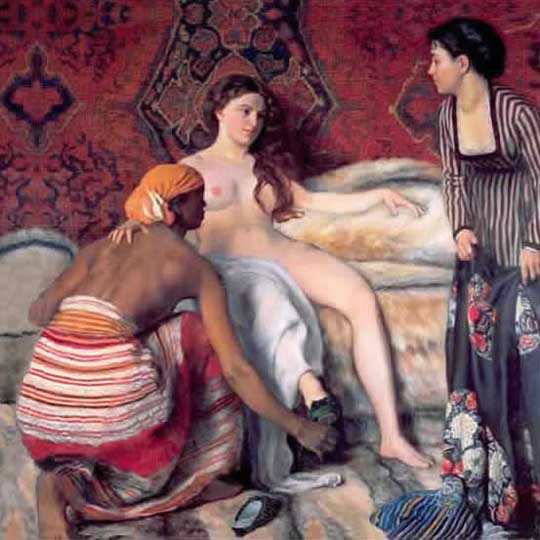 Cuadro francés vanguardista del 1800 por Bazille.